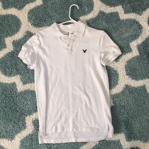 Men’s American Eagle white polo size Small